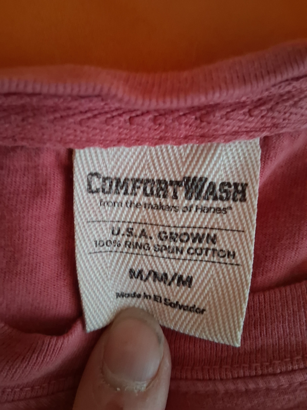 Vintage University Of Georgia Bullbogs Coral Comfort Wash T-Shirt - Picture 3 of 6